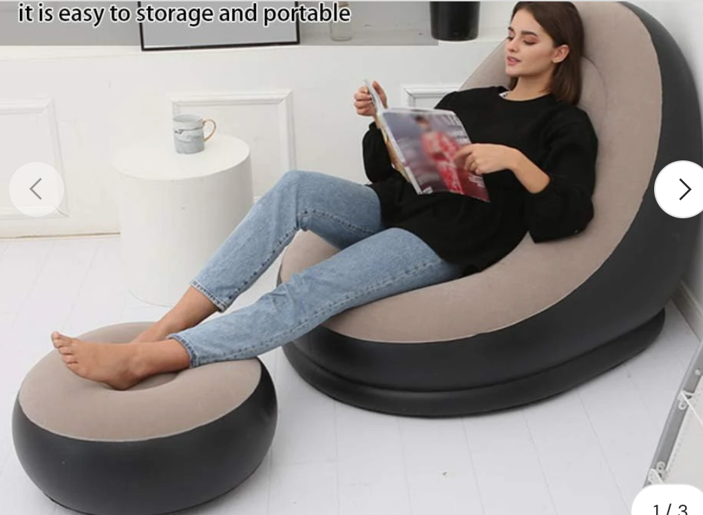Inflatable Lounge Chair for Adults,